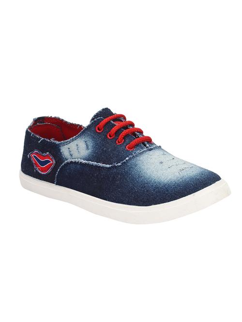 blue lace-up sneakers - 15497681 - Very Small Image - 1