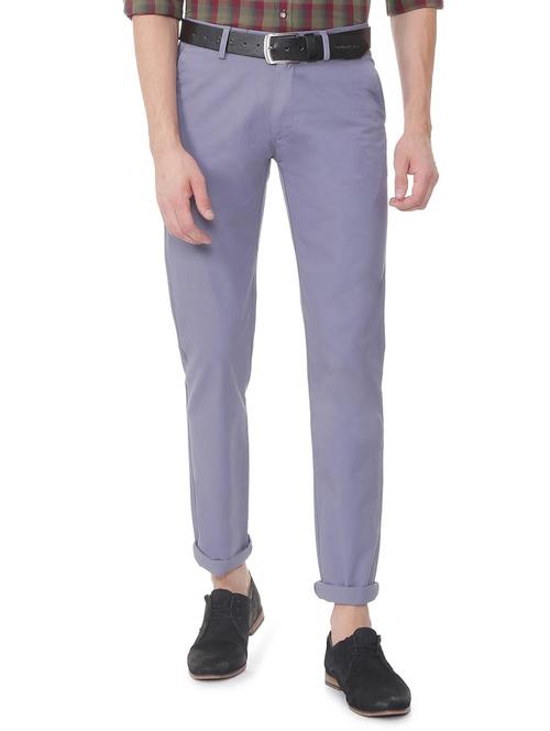 grey cotton chinos - 15497695 - Very Small Image - 1