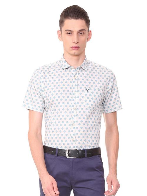 white cotton casual shirt - 15497734 - Very Small Image - 1
