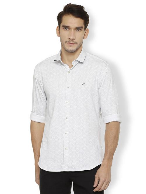 white cotton casual shirt - 15497740 - Standard Image - 1