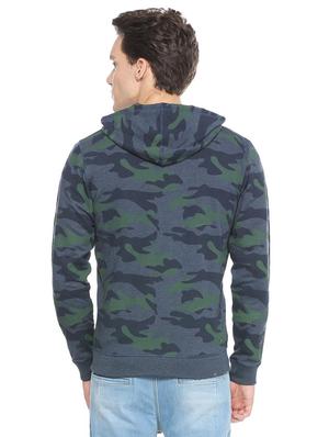 blue camouflage print sweatshirt - 15497759 - Standard Image - 2