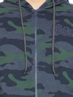 blue camouflage print sweatshirt - 15497759 - Standard Image - 4