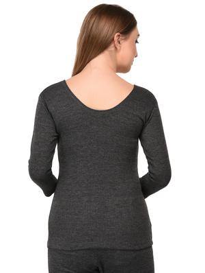 grey woolen thermal top - 15498042 - Standard Image - 3