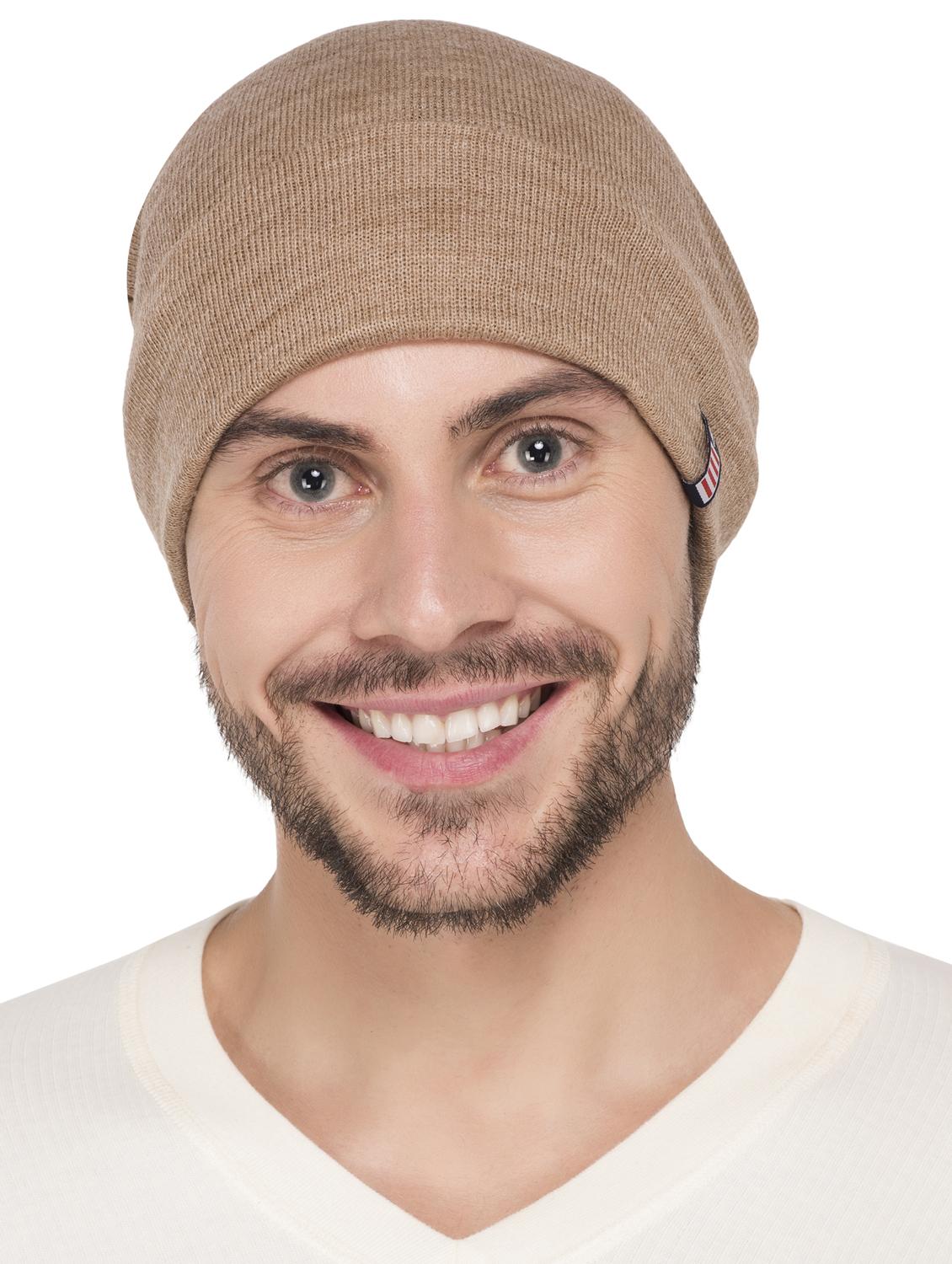 beige wool caps and hat - 15498069 - Zoom Image - 1