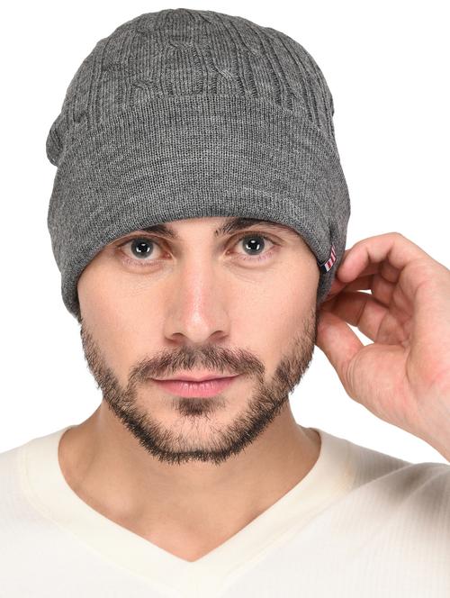 grey wool caps and hat - 15498081 - Standard Image - 1