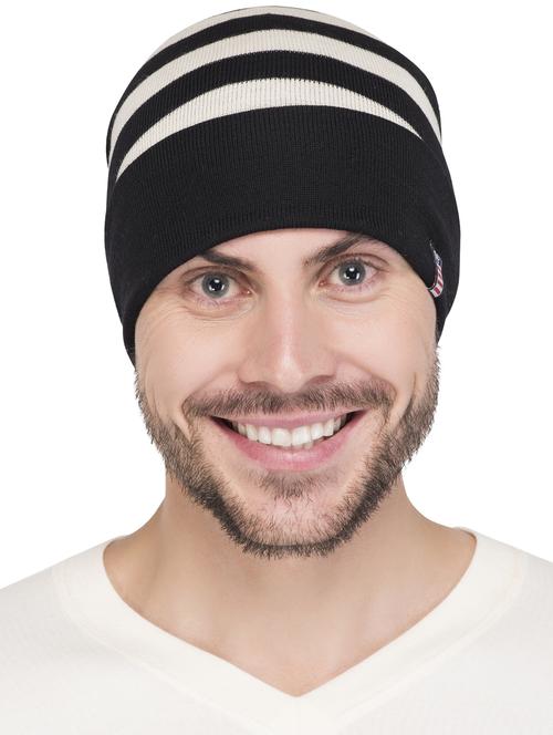 black woolen beanie - 15498083 - Very Small Image - 1