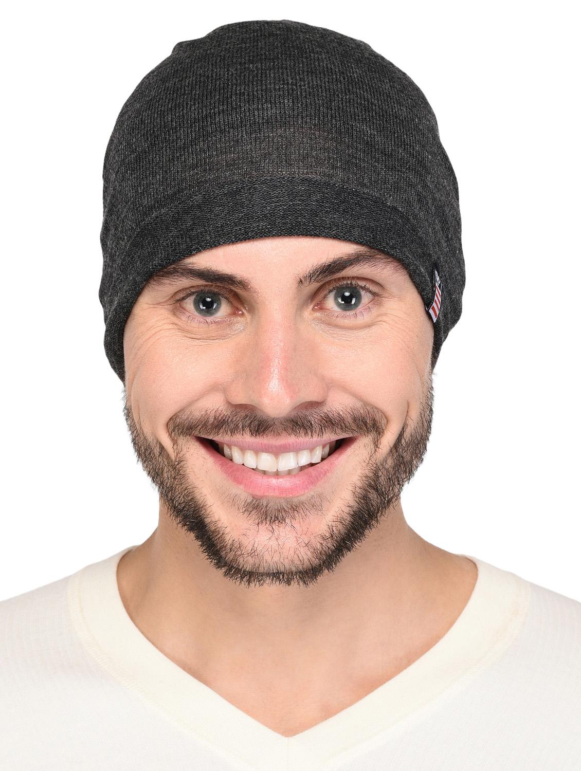 grey wool beanie - 15498104 - Zoom Image - 1