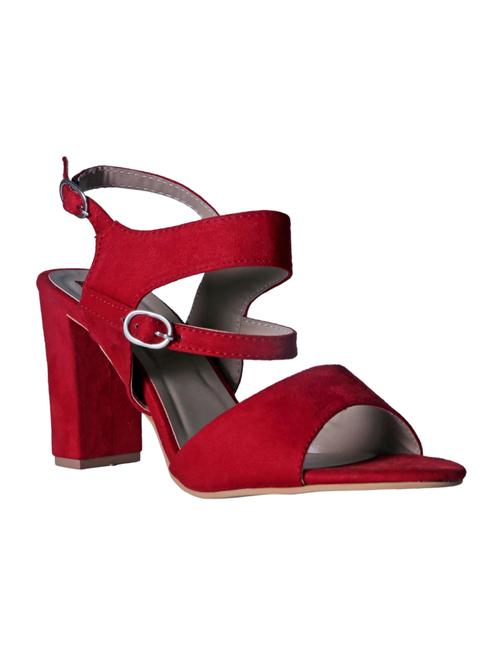 red back strap sandals - 15498162 - Standard Image - 1