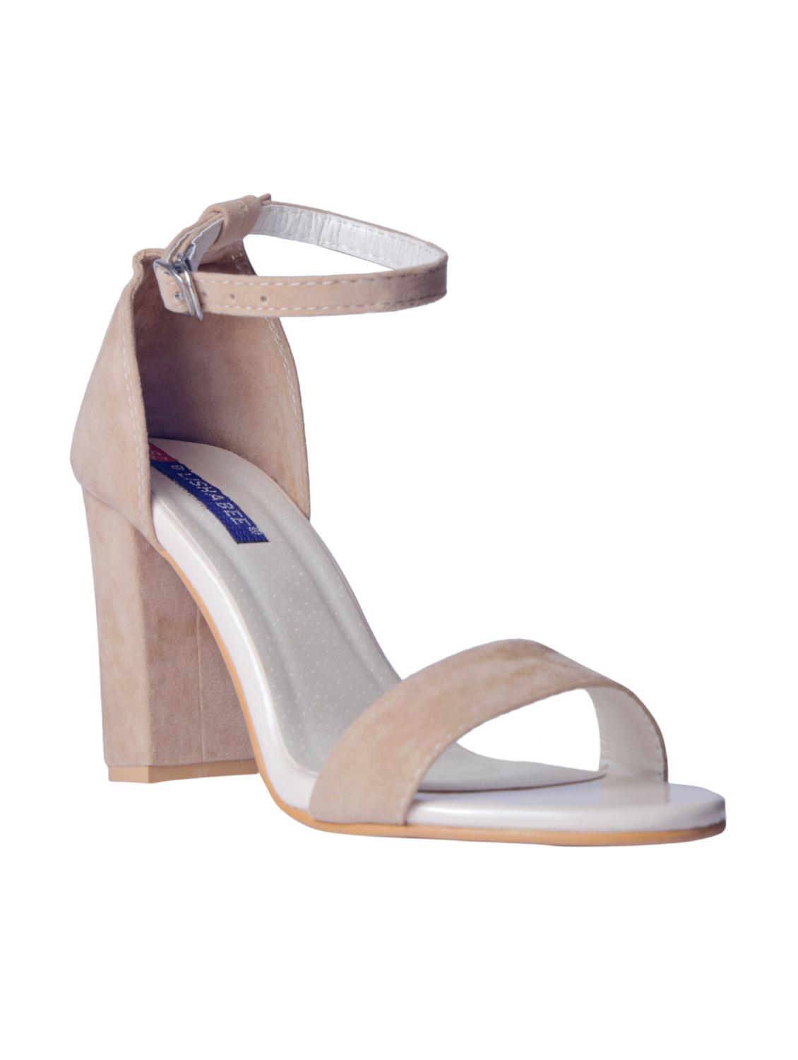 beige ankle strap sandals