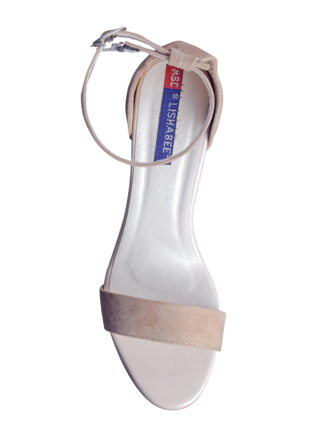 beige ankle strap sandals - 15498170 - Zoom Image - 4