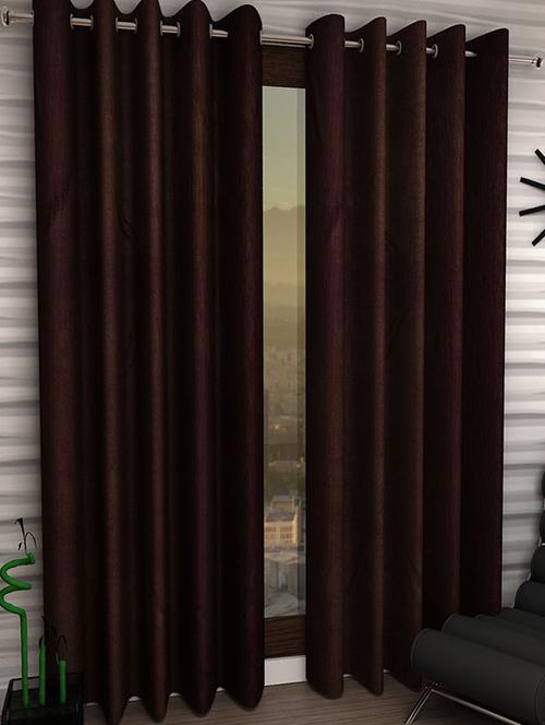 Set of 2 Polyester Long Door Curtains - 15498268 - Standard Image - 1