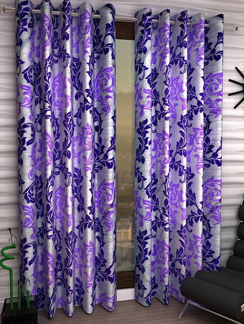 Set of 2 Polyester Long Door Curtains - 15498306 - Standard Image - 1
