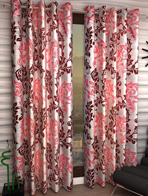 Set of 2 Polyester Long Door Curtains - 15498324 - Standard Image - 1