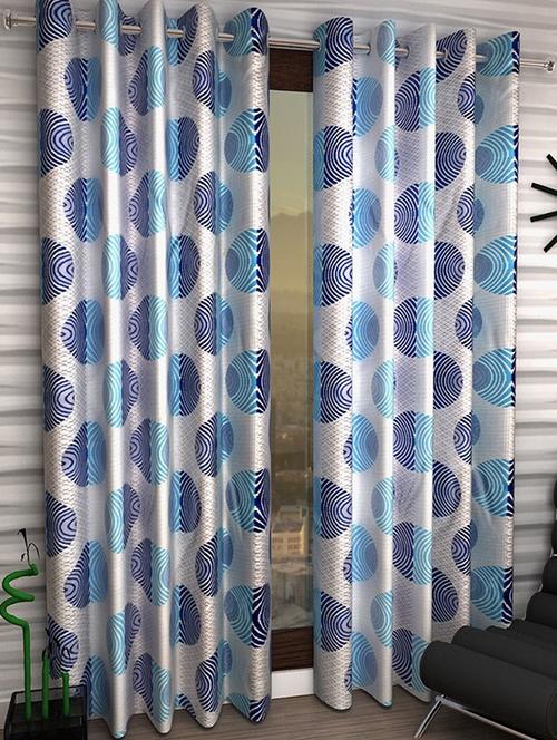 Set of 2 Polyester Long Door Curtains - 15498376 - Standard Image - 1