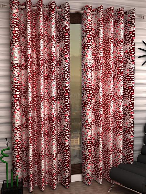 Set of 2 Polyester Long Door Curtains - 15498378 - Standard Image - 1