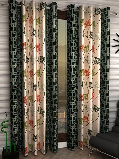 Set of 2 Polyester Long Door Curtains - 15498420 - Standard Image - 1
