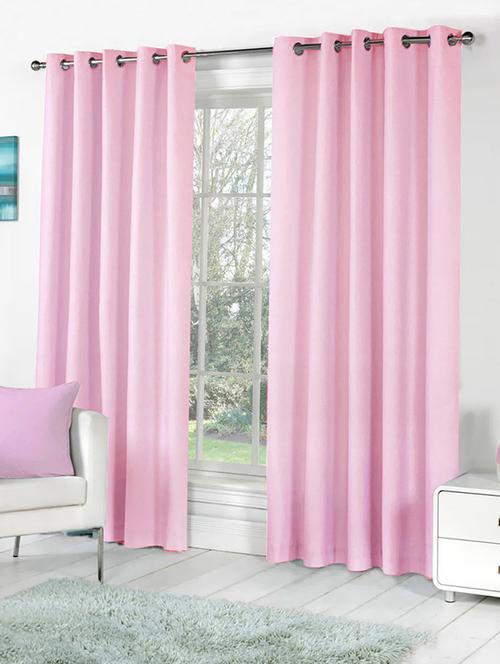 Set of 4 Polyester Long Door Curtains - 15498438 - Standard Image - 1