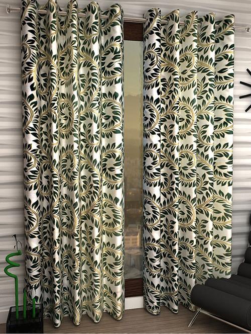 Set of 4 Polyester Long Door Curtains - 15498523 - Standard Image - 1
