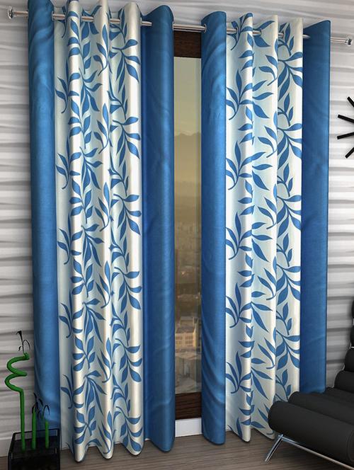 Set of 4 Polyester Long Door Curtains - 15498524 - Standard Image - 1