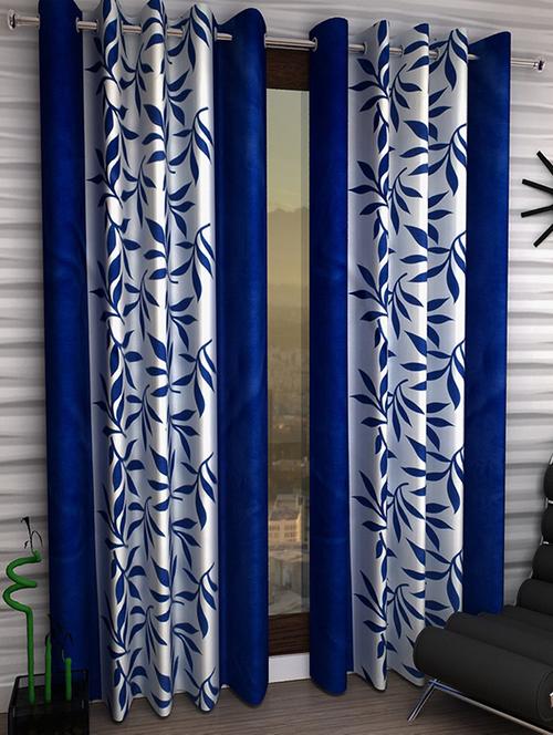 Set of 6 Polyester Long Door Curtains - 15498571 - Standard Image - 1