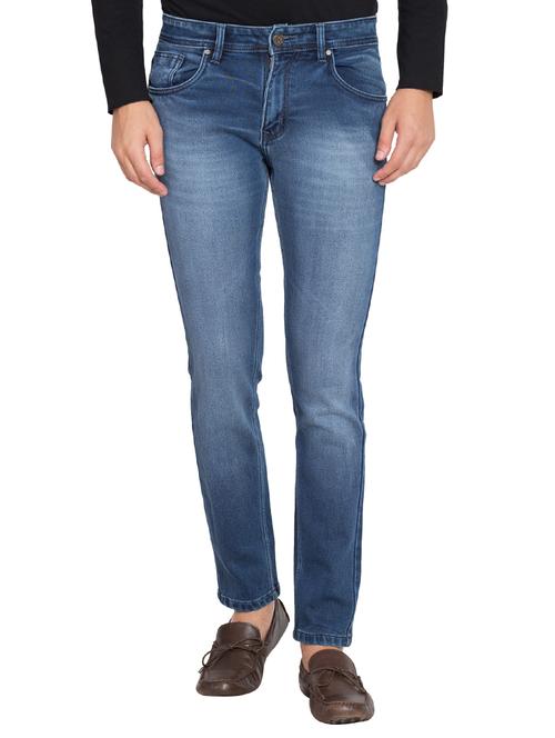 blue denim washed jeans - 15498936 - Standard Image - 1