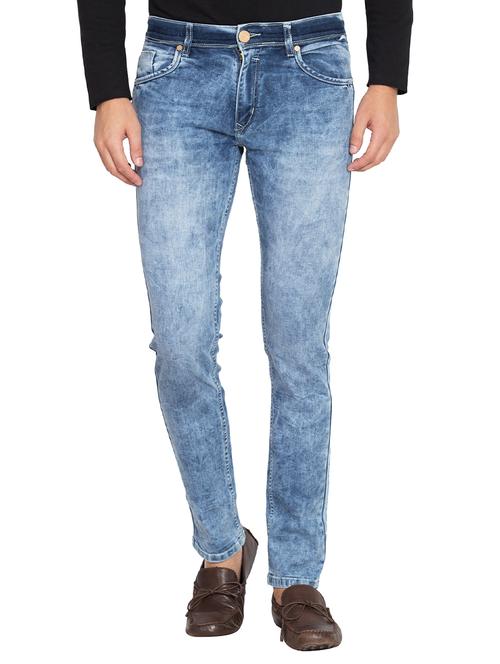 blue denim washed jeans - 15498937 - Standard Image - 1