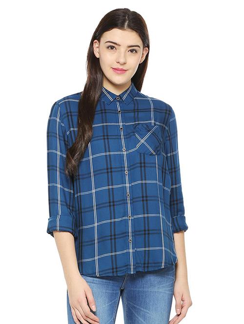 pocket patch checkered shirt - 15498982 - Standard Image - 1