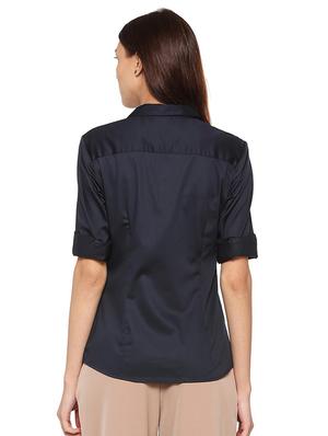 navy blue regular shirt - 15498986 - Standard Image - 2