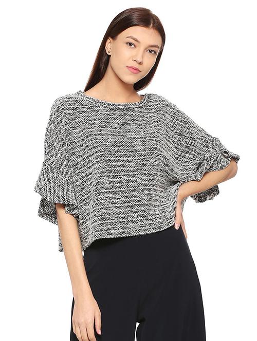bat wing sleeved regular top - 15499026 - Standard Image - 1