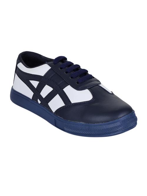 blue lace-up sneakers - 15500149 - Standard Image - 1