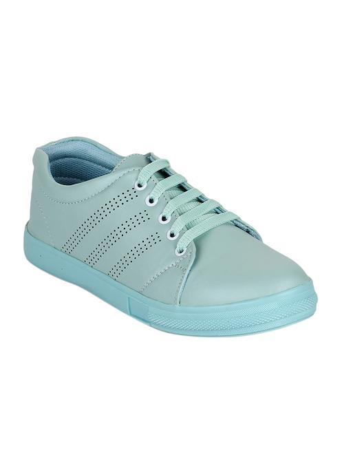 green lace-up sneakers - 15500155 - Standard Image - 1