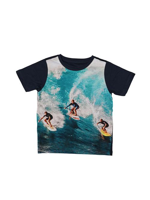 navy blue cotton tshirt - 15500177 - Standard Image - 1