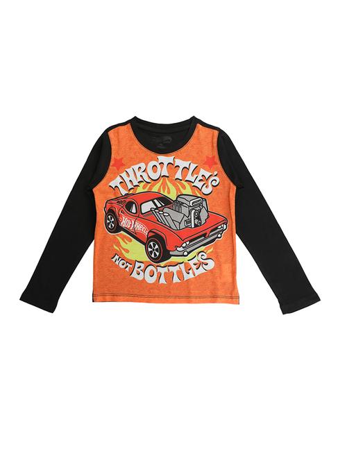 orange cotton tshirt - 15500205 - Very Small Image - 1