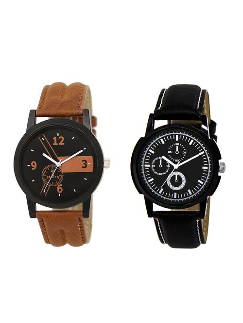 ACNOS Round dial analog watch combo(WAT-LR-01-13-COMBO) - 15500330 - Standard Image - 1