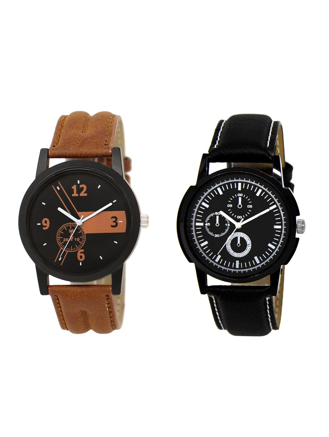 ACNOS Round dial analog watch combo(WAT-LR-01-13-COMBO) - 15500330 - Zoom Image - 1