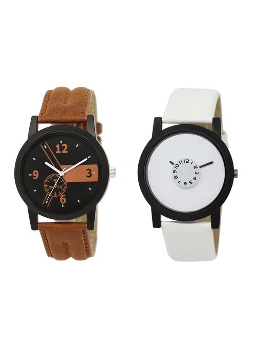 ACNOS Round dial analog watch combo(WAT-LR-01-26-COMBO) - 15500343 - Standard Image - 1