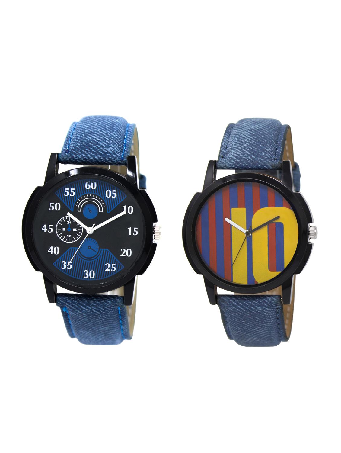 ACNOS Round dial analog watch combo(WAT-LR-02-10-COMBO) - 15500398 - Zoom Image - 1