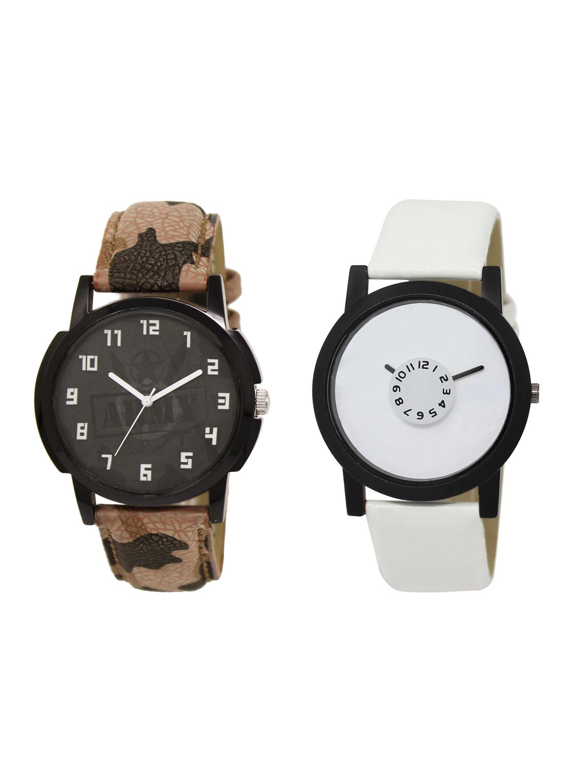 ACNOS Round dial analog watch combo(WAT-LR-03-26-COMBO) - 15500484 - Zoom Image - 1