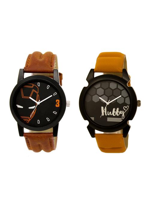 ACNOS Round dial analog watch combo(WAT-LR-04-32-COMBO) - 15500559 - Standard Image - 1