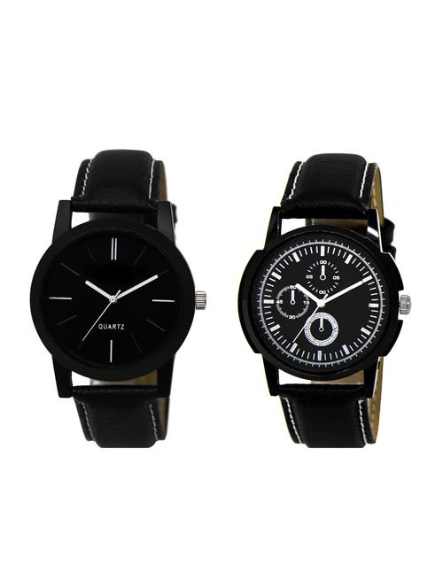 ACNOS Round dial analog watch combo(WAT-LR-05-13-COMBO) - 15500608 - Standard Image - 1