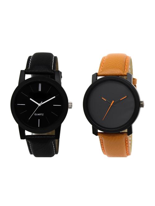 ACNOS Round dial analog watch combo(WAT-LR-05-20-COMBO) - 15500615 - Standard Image - 1