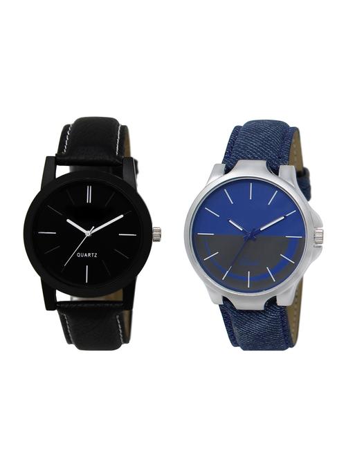 ACNOS Round dial analog watch combo(WAT-LR-05-24-COMBO) - 15500619 - Standard Image - 1
