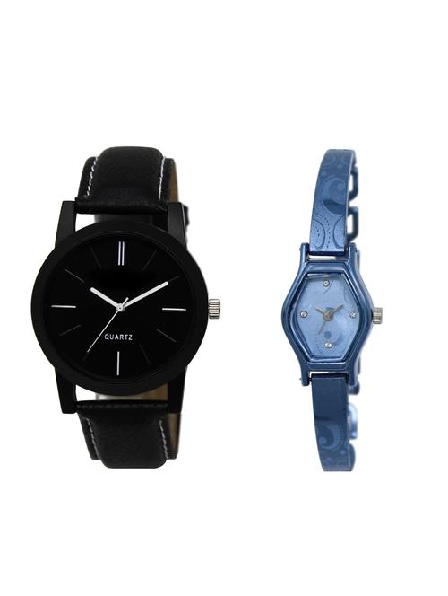 ACNOS Round dial analog couple watch(WAT-LR-05-218-COMBO) - 15500648 - Standard Image - 1