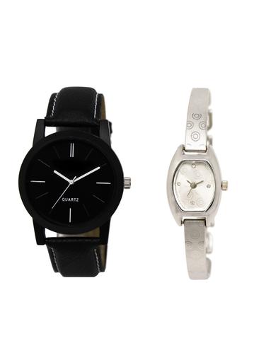 ACNOS Round dial analog couple watch(WAT-LR-05-219-COMBO) - 15500649 - Very Small Image - 1