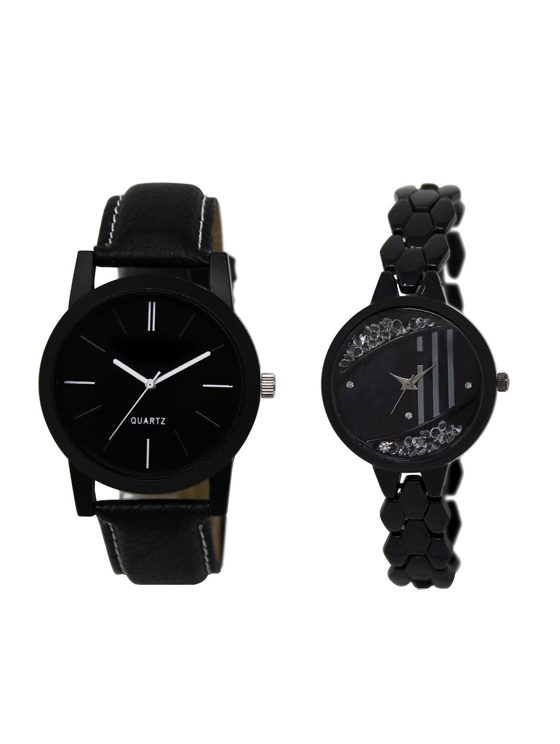 ACNOS Round dial analog couple watch(WAT-LR-05-221-COMBO) - 15500651 - Zoom Image - 1