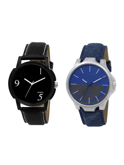 ACNOS Round dial analog watch combo(WAT-LR-06-24-COMBO) - 15500686 - Standard Image - 1