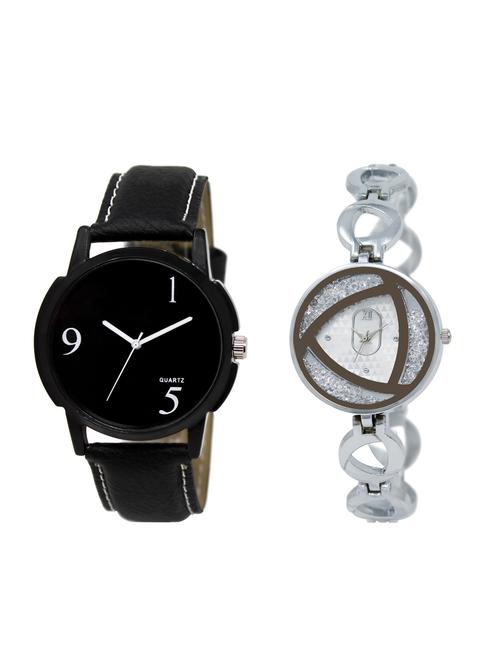 ACNOS Round dial analog couple watch(WAT-LR-06-240-COMBO) - 15500735 - Standard Image - 1
