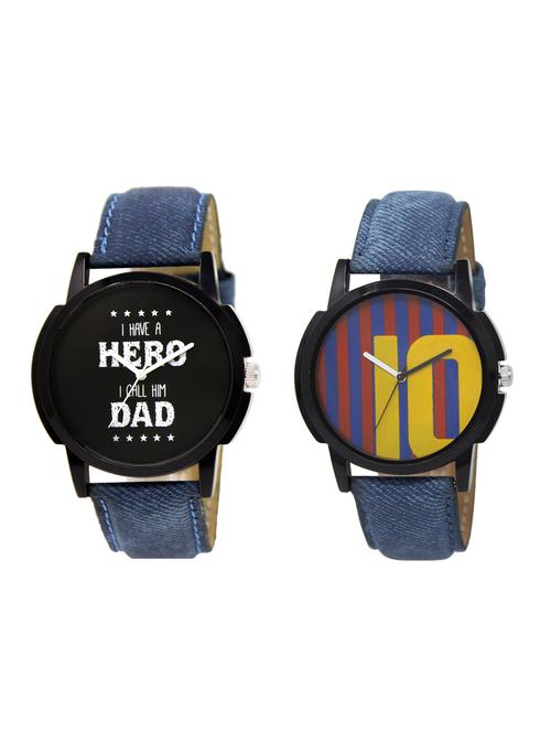 ACNOS Round dial analog watch combo(WAT-LR-07-10-COMBO) - 15500738 - Standard Image - 1