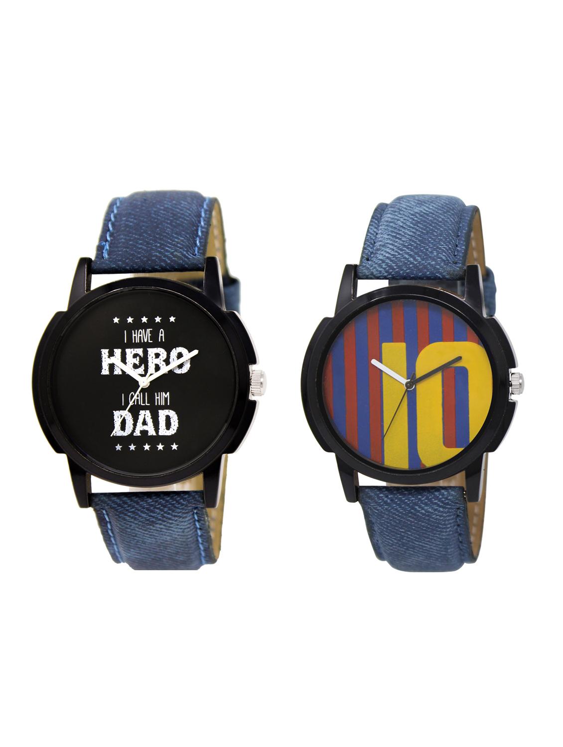 ACNOS Round dial analog watch combo(WAT-LR-07-10-COMBO) - 15500738 - Zoom Image - 1