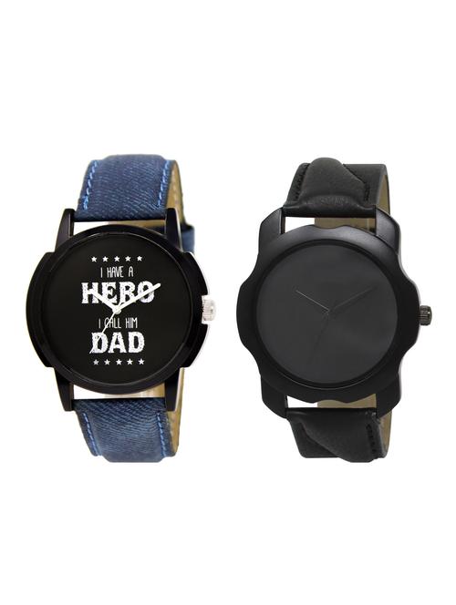 ACNOS Round dial analog watch combo(WAT-LR-07-22-COMBO) - 15500750 - Standard Image - 1
